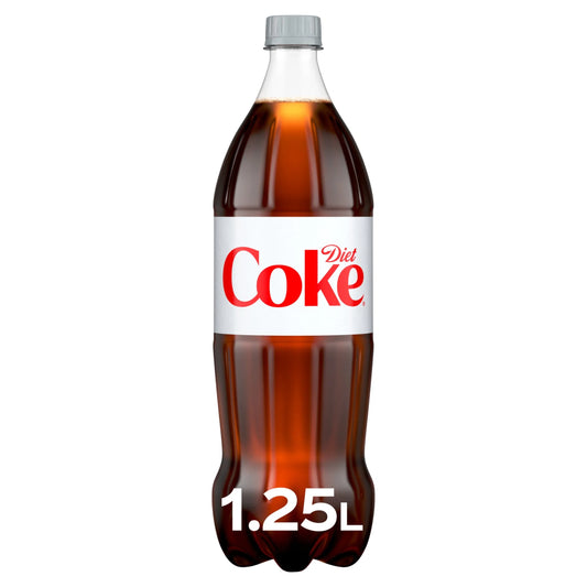 Diet Coke Soft Drink Bottle 1.25l by Coca-Cola