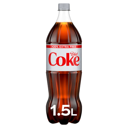 Diet Coke Soft Drink Bottle 1.5l by Coca-Cola