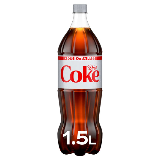 Diet Coke Soft Drink Bottle 1.5l by Coca-Cola