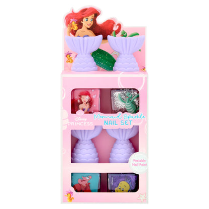 Mermaid Sparkle Nail Paints 4 by DISNEY PRINCESS at The British Vault