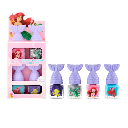 Mermaid Sparkle Nail Paints 4 by DISNEY PRINCESS at The British Vault