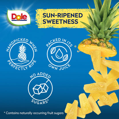 Tropical Gold Pineapple Small Chunks 227g by Dole