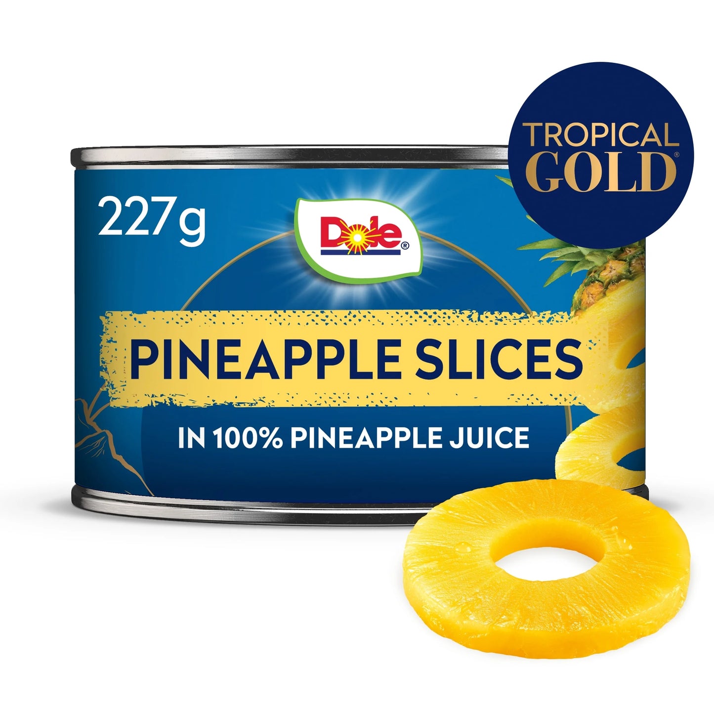 Tropical Pineapple Slices In Juice 227g by Dole