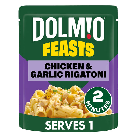 Feasts Chicken & Garlic Rigatoni Pasta by DOLMIO