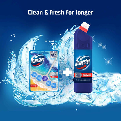 Power 5 Toilet Rim Block Freshener by Domestos