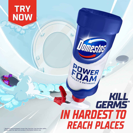 Power Foam Toilet And Bathroom by Domestos