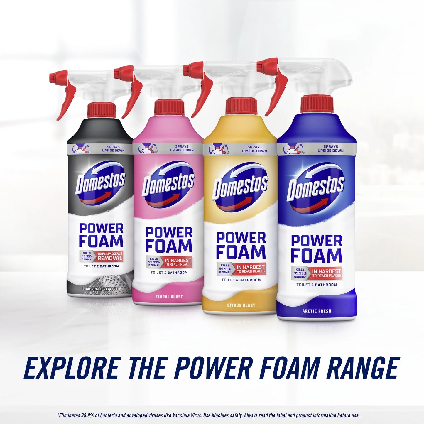 Power Foam Toilet And Bathroom by Domestos