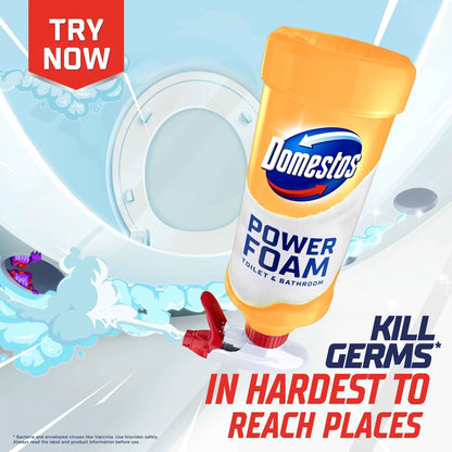 Power Foam Toilet And Bathroom by Domestos