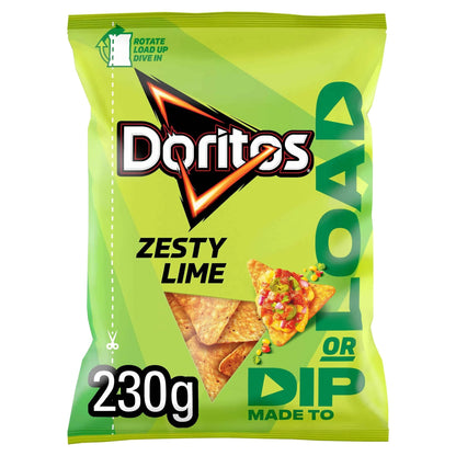 Dip Or Load Zesty Lime Sharing Crisps by Doritos