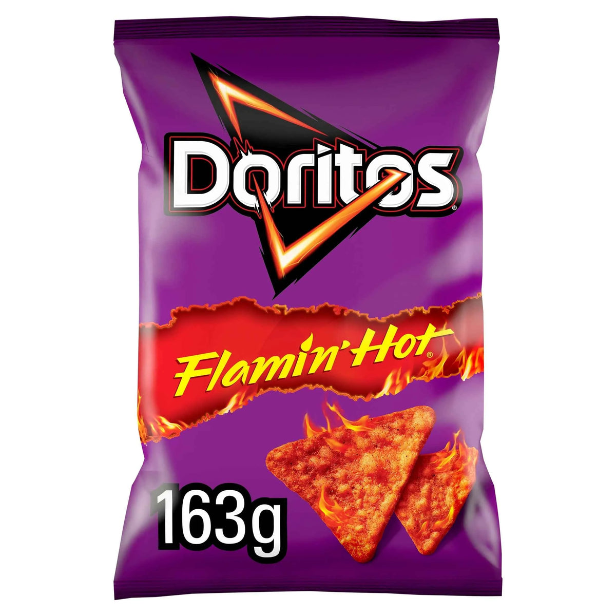 Extra Flamin' Hot Tortilla Chips 163g by Doritos