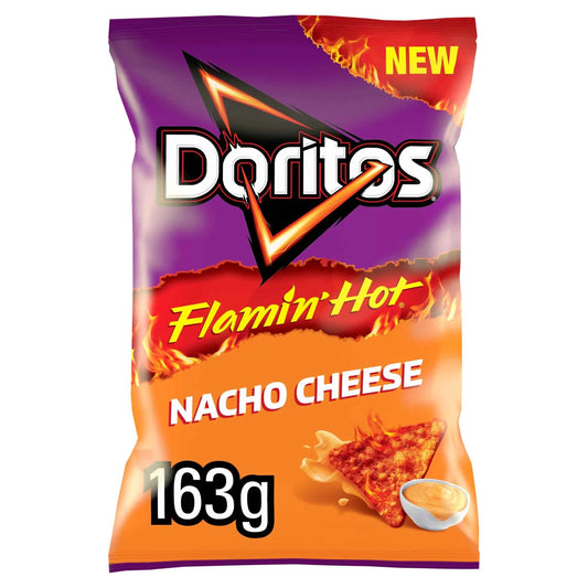 Flamin Hot Nacho Cheese Flavour Corn by Doritos