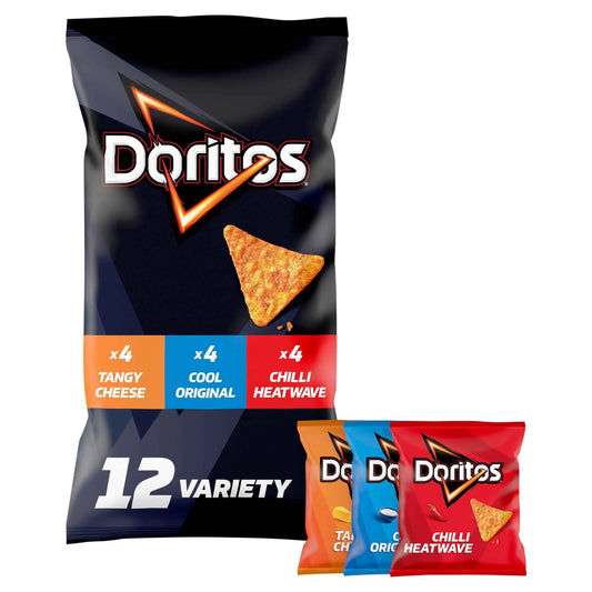 Variety Crisps 12 X 30g by Doritos