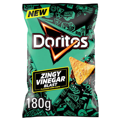 Zingy Vinegar Blast Sharing Crisps by Doritos