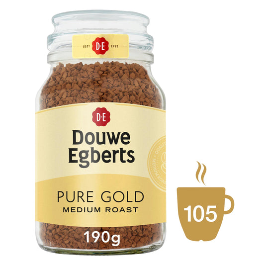 Pure Gold Instant Coffee 190g by DOUWE EGBERTS