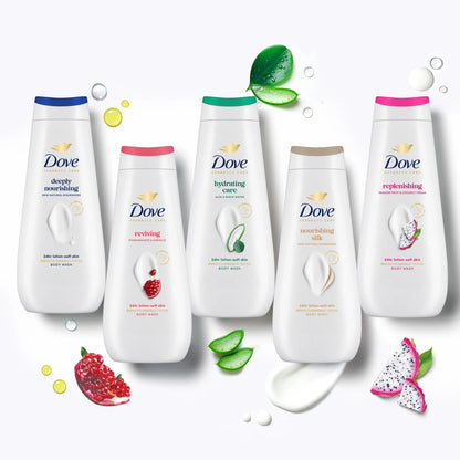 Advanced Care Nourishing Silk Shower Gel by Dove at The British Vault