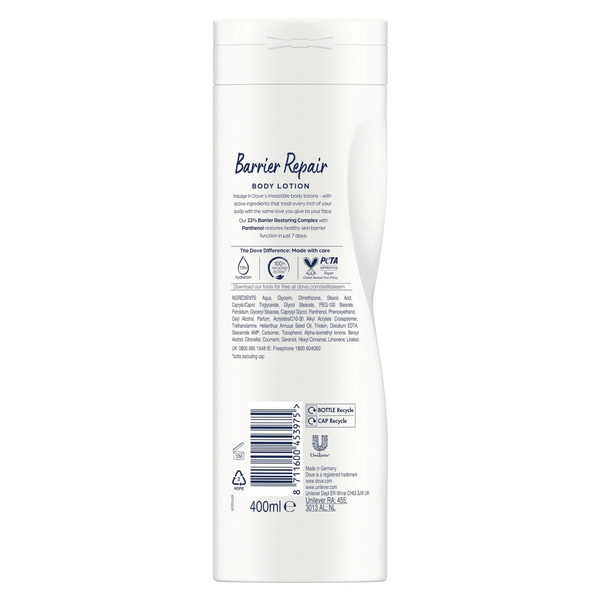 Barrier Repair Body Lotion 400ml by Dove