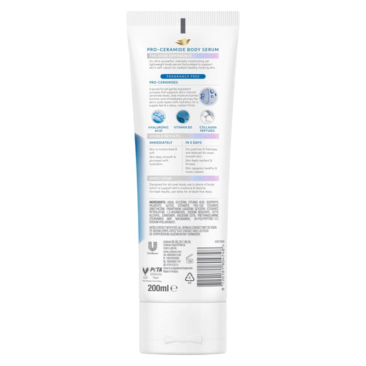 Pro Ceramide+ Hydration Body Serum 200ml by Dove