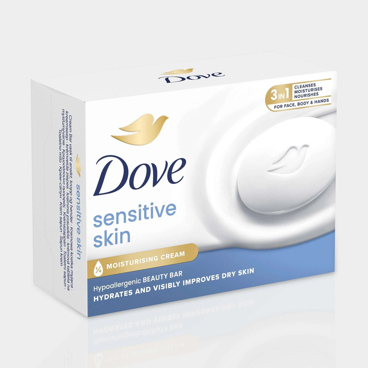 Sensitive Beauty Bar Soap With 1/4 by Dove