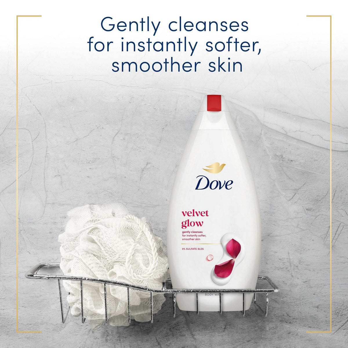 Silky Velvet Body Wash Shower Gel 450 Ml by Dove