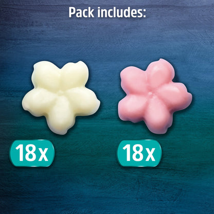 36 White Chocolatey Mini Flowers by Dr. Oetker