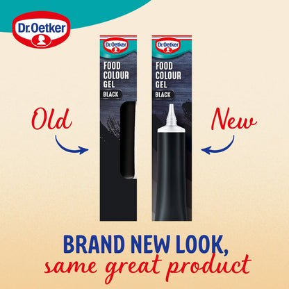 Black Extra Strong Food Colour Gel 15g by Dr. Oetker