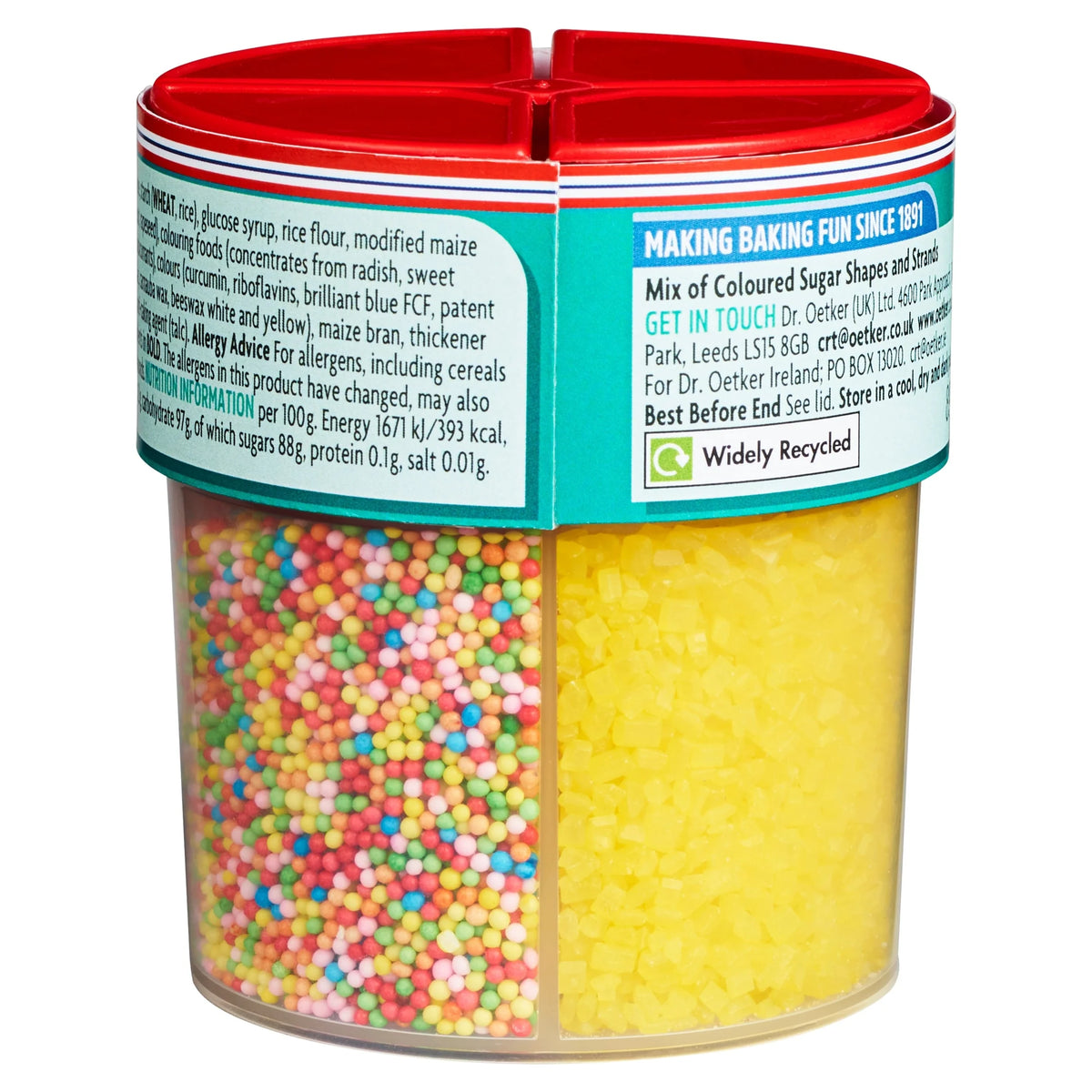 Bright & Bold Sprinkles Mix 109g by DR OETKER