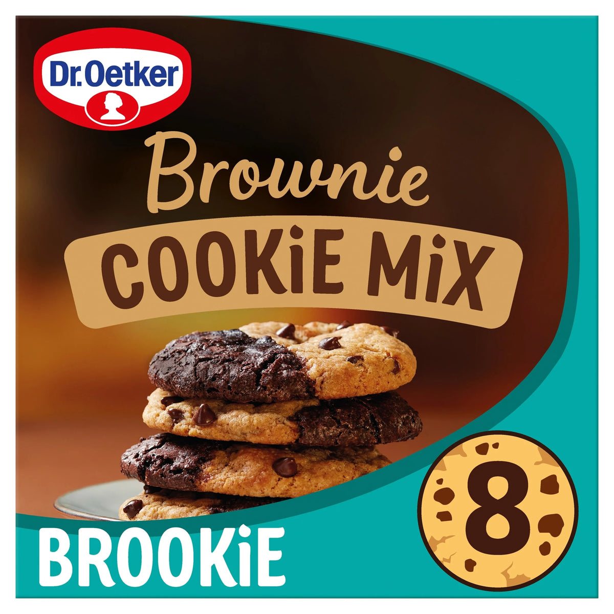 Dr Oetker Brookie Cookies Baking Mix 390g by Dr. Oetker