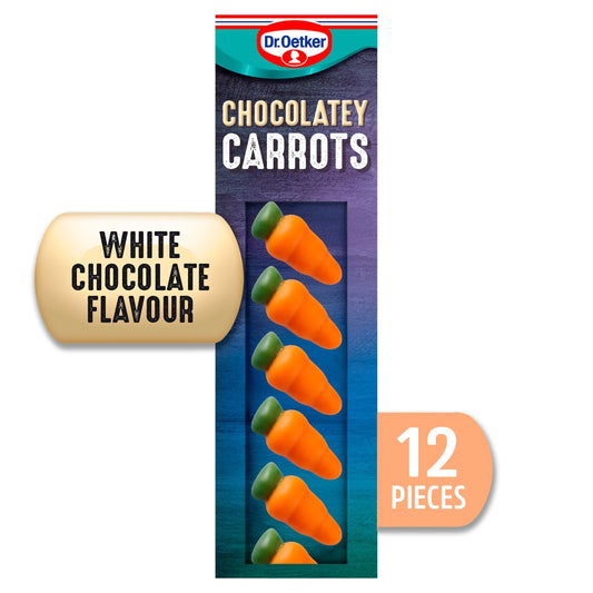 Chocolatey Carrots 12 Pieces 12g by Dr. Oetker