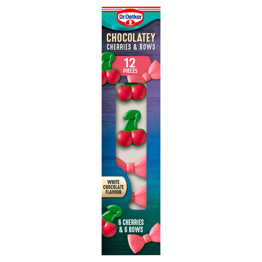 Chocolatey Cherries & Bows White by Dr. Oetker
