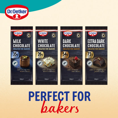 Dark Chocolate 54% Cocoa 100g by Dr. Oetker