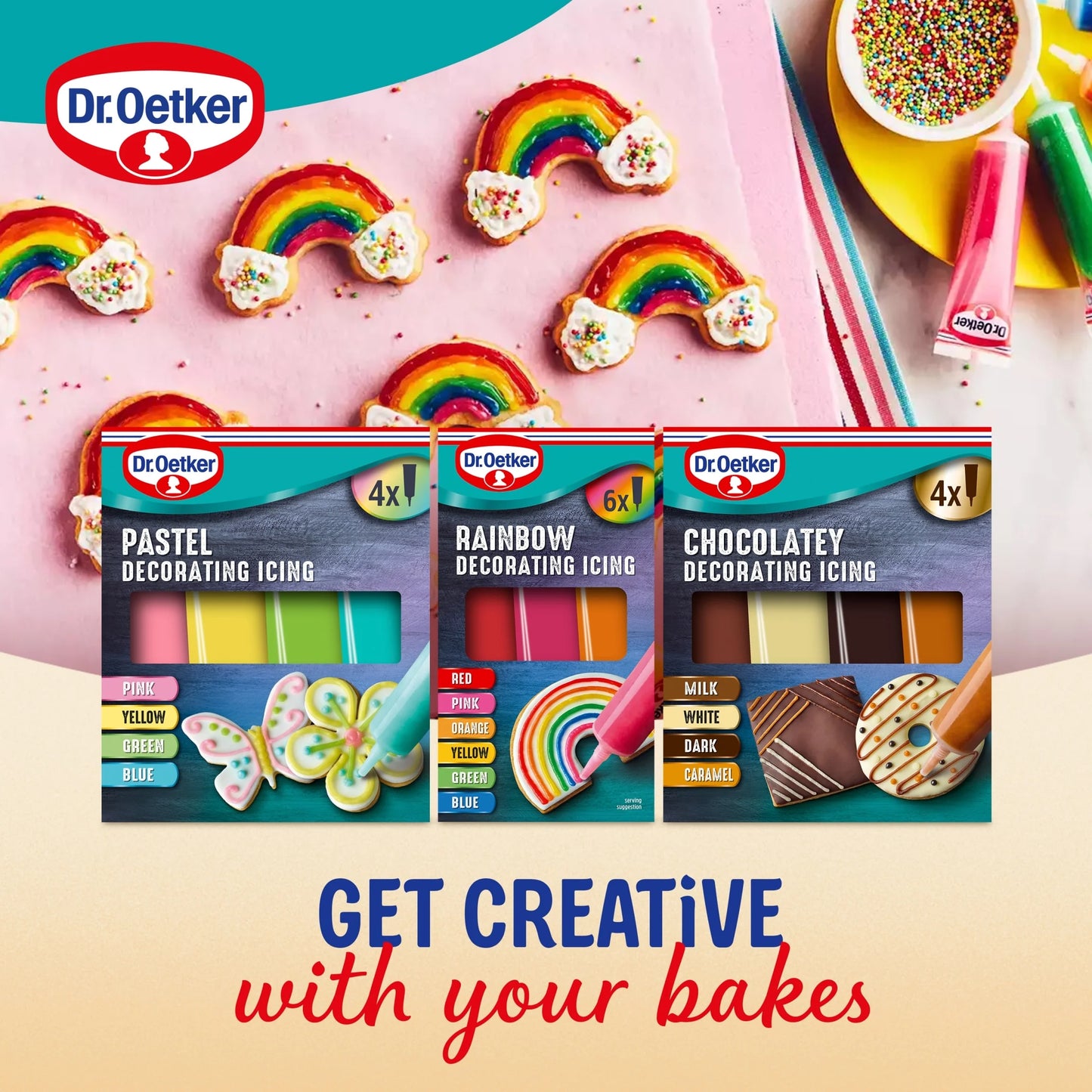 Decorating Icing Pastel 68g by Dr. Oetker