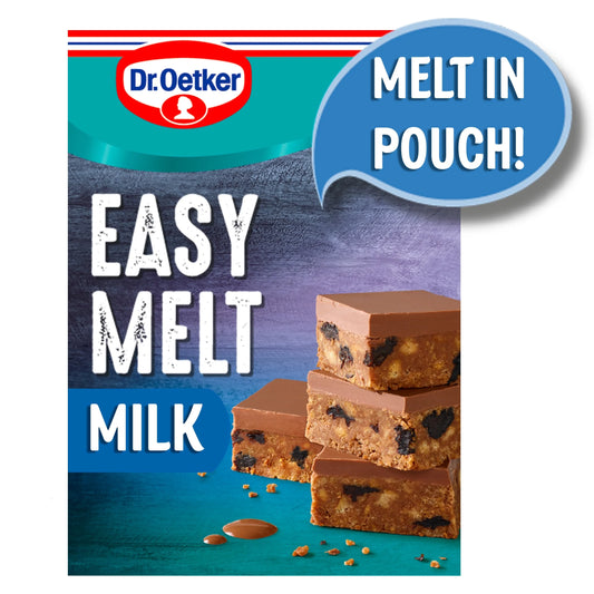 Easy Melt Chocolaty Cake Covering Milk Chocolate Cover by Dr. Oetker