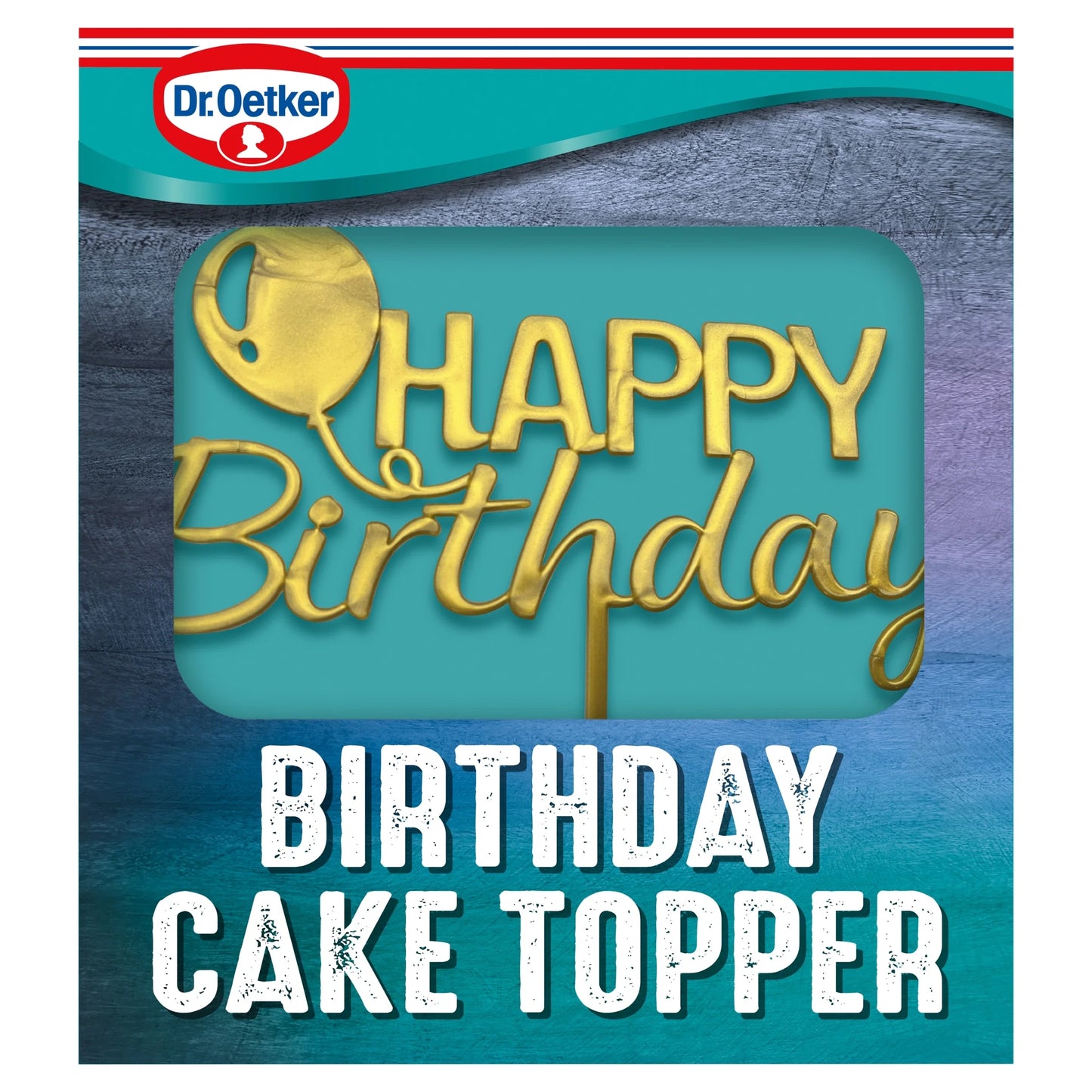 Happy Birthday Cake Topper by Dr. Oetker