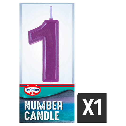 Number 1 Candle by Dr. Oetker