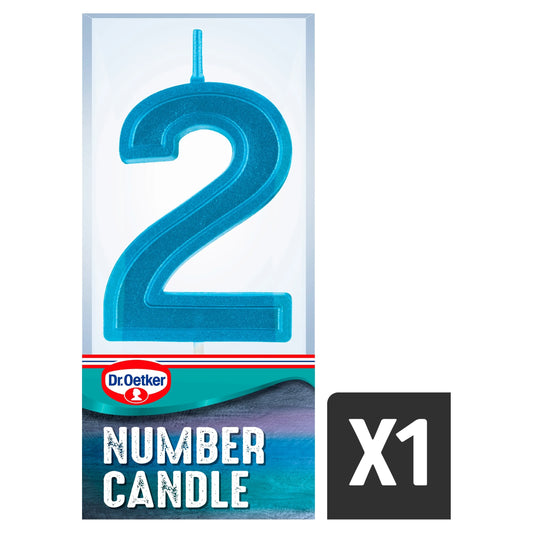 Number 2 Candle by Dr. Oetker