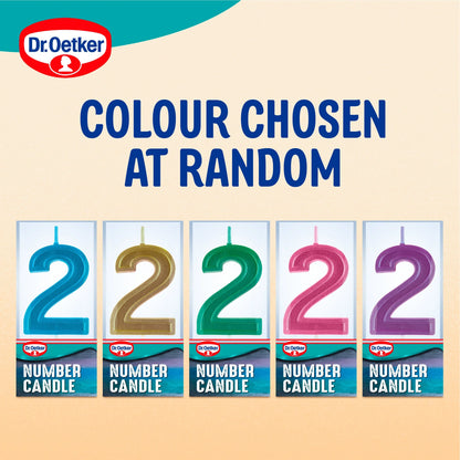 Number 2 Candle by Dr. Oetker