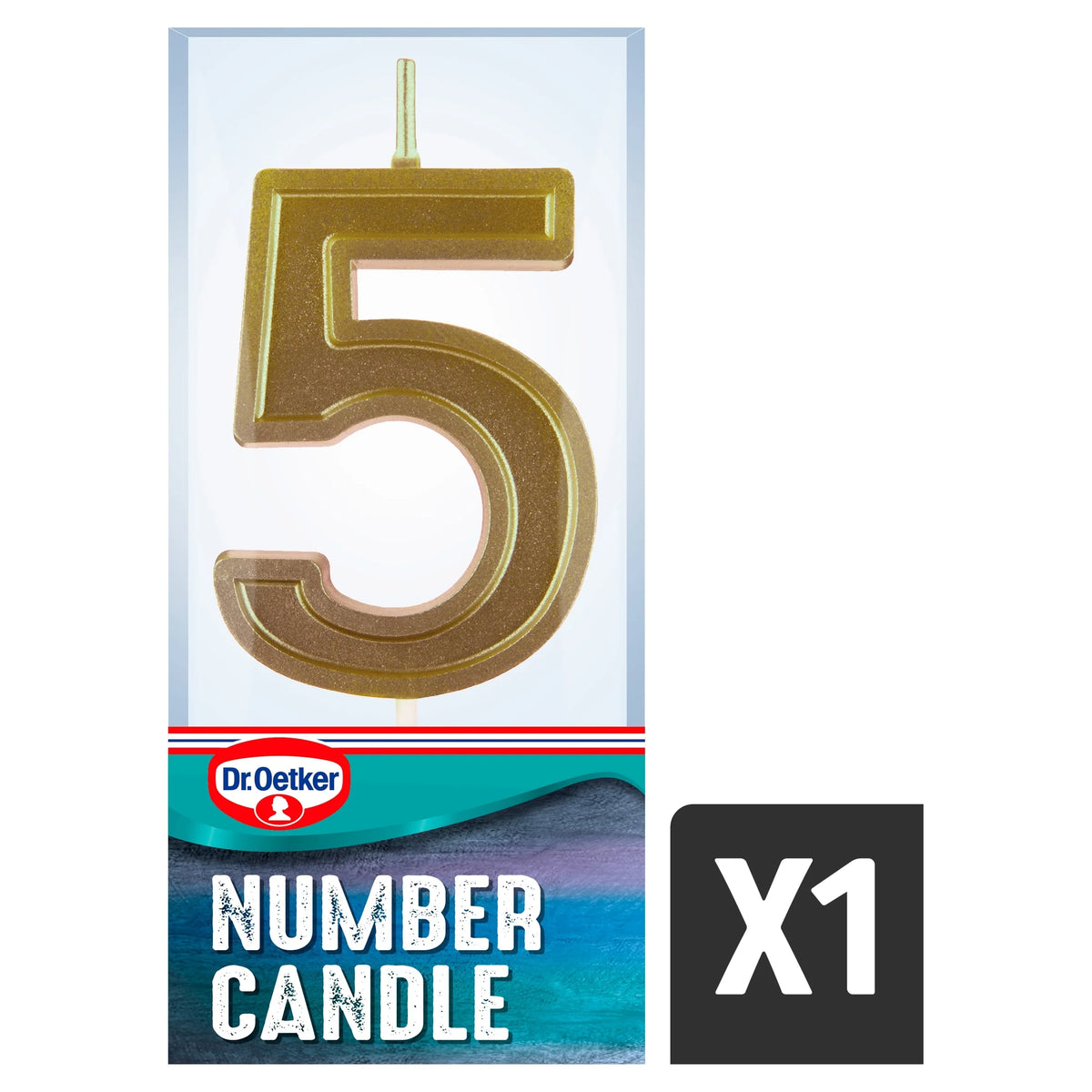 Number 5 Candle by Dr. Oetker