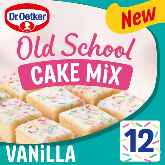 Old School Cake Mix - Vanilla 436g by Dr. Oetker