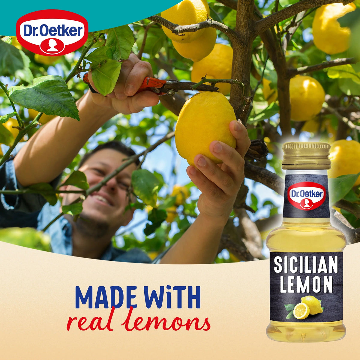 Dr.oetker Sicilian Lemon Natural Extract 35ml by Dr. Oetker