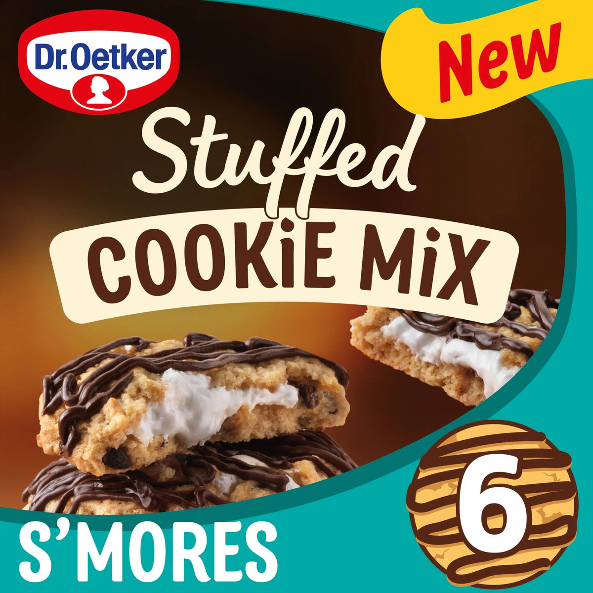 Smores Stuffed Cookie Mix 340g by Dr. Oetker