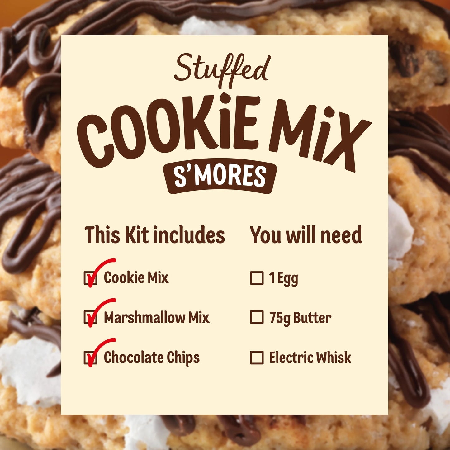 Smores Stuffed Cookie Mix 340g by Dr. Oetker
