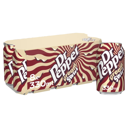 Cream Swirl 8x330ml by Dr Pepper