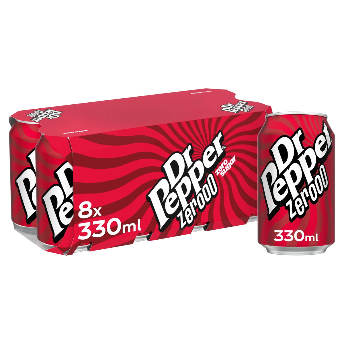 Zero 8 X 330ml by Dr Pepper