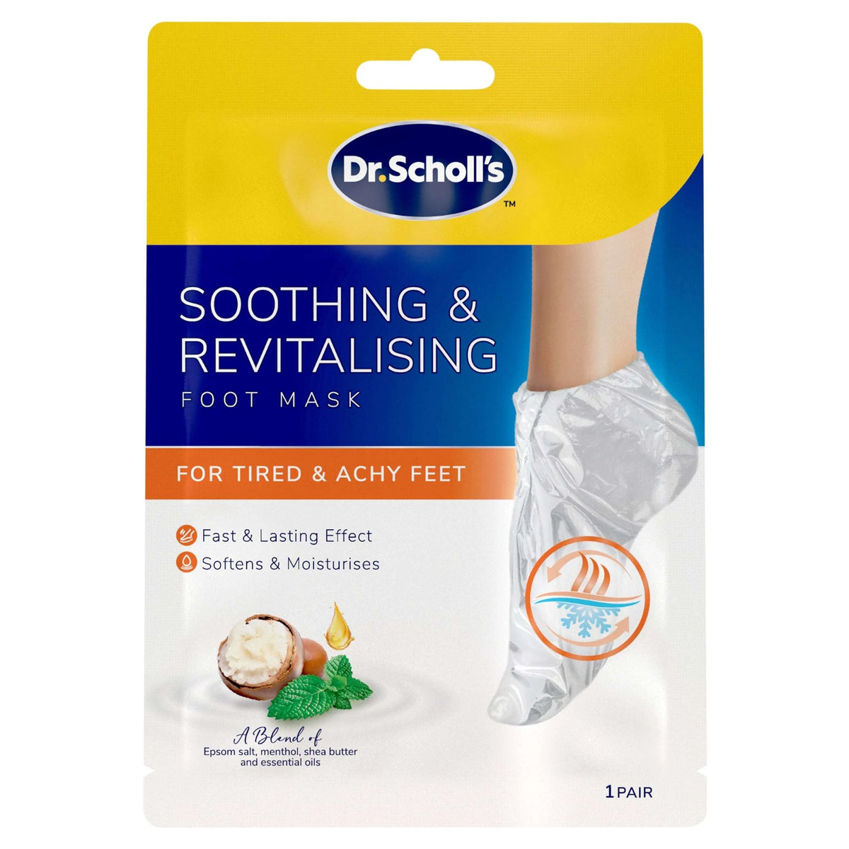 Dr Scholl's Soothe & Revitalise Foot Mask by Dr.Scholl's
