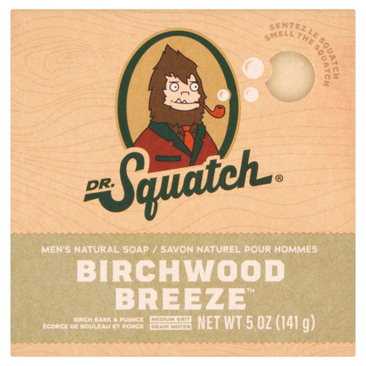 Natural Soap Bar Birchwood Breeze by DR. Squatch