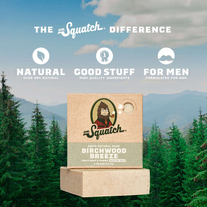 Natural Soap Bar Birchwood Breeze by DR. Squatch