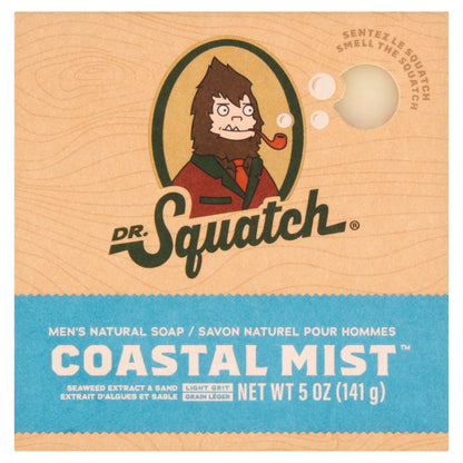 Natural Soap Bar Coastal Mist 141g by DR. Squatch