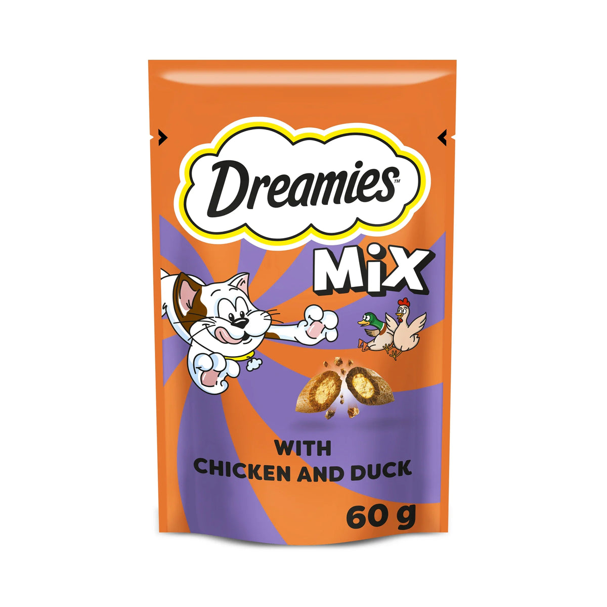 Mix Chicken & Duck 60g by DREAMIES at The British Vault