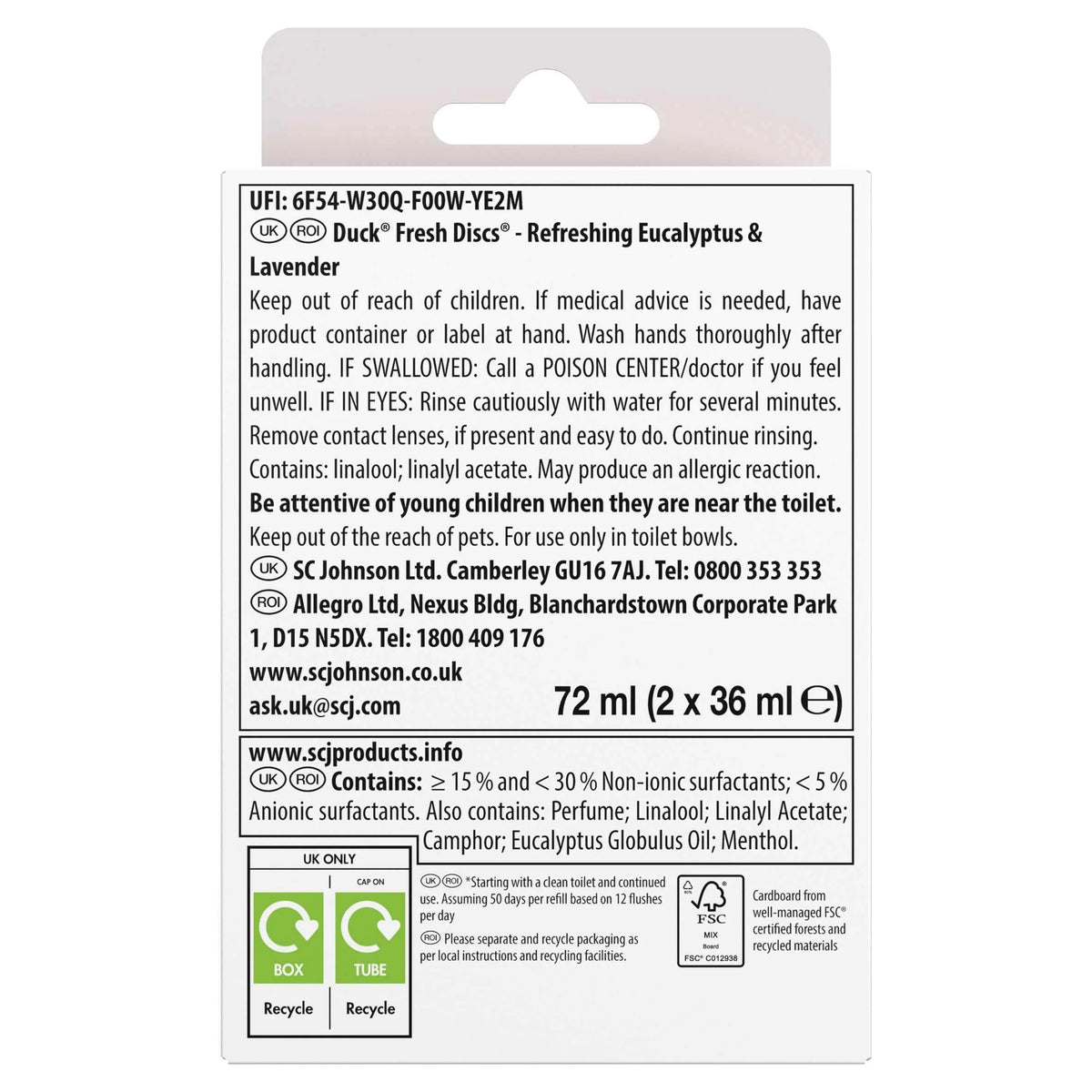 Fresh Discs Toilet Cleaner Refill - by DUCK