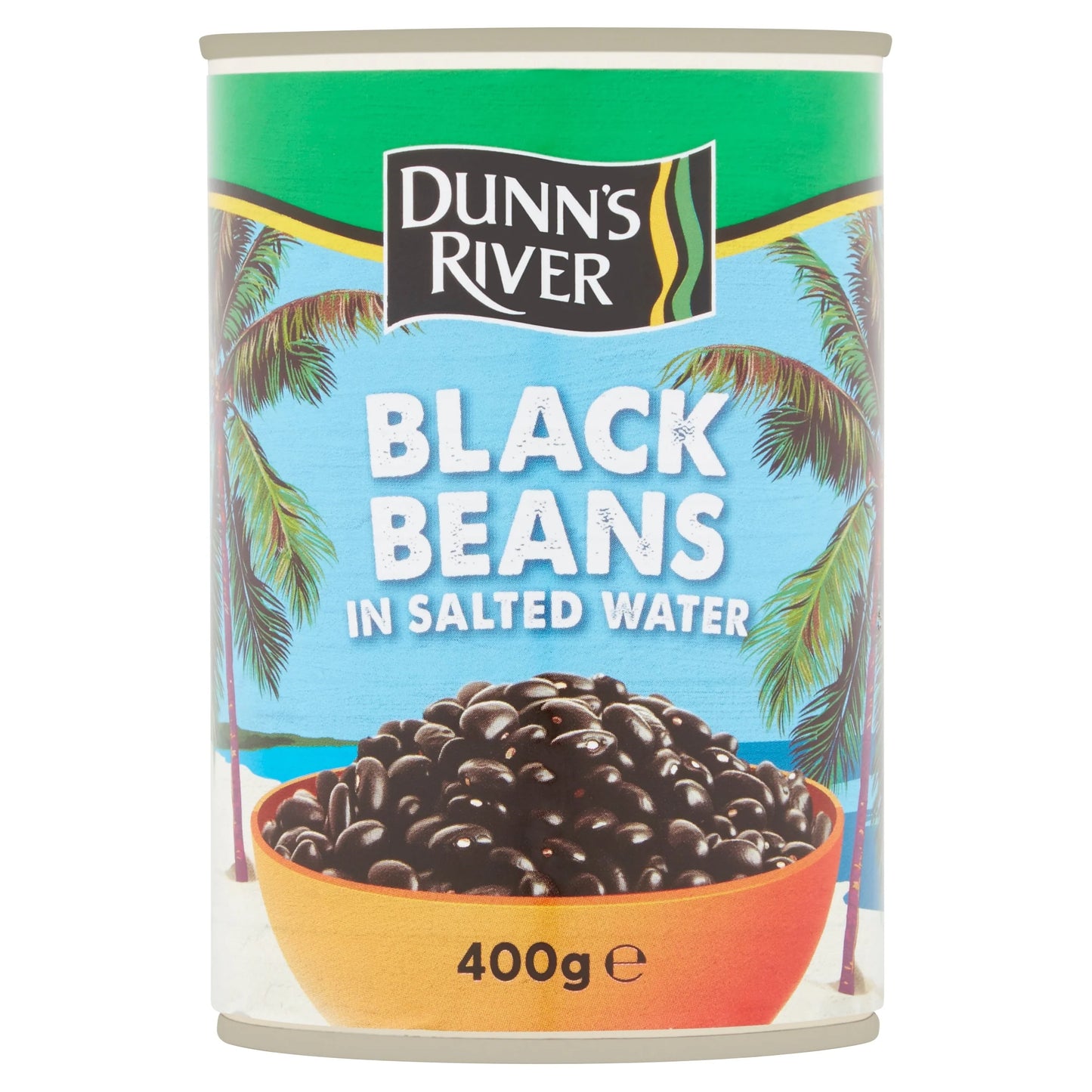 Black Beans In Salted Water 400g by DUNNS RIVER